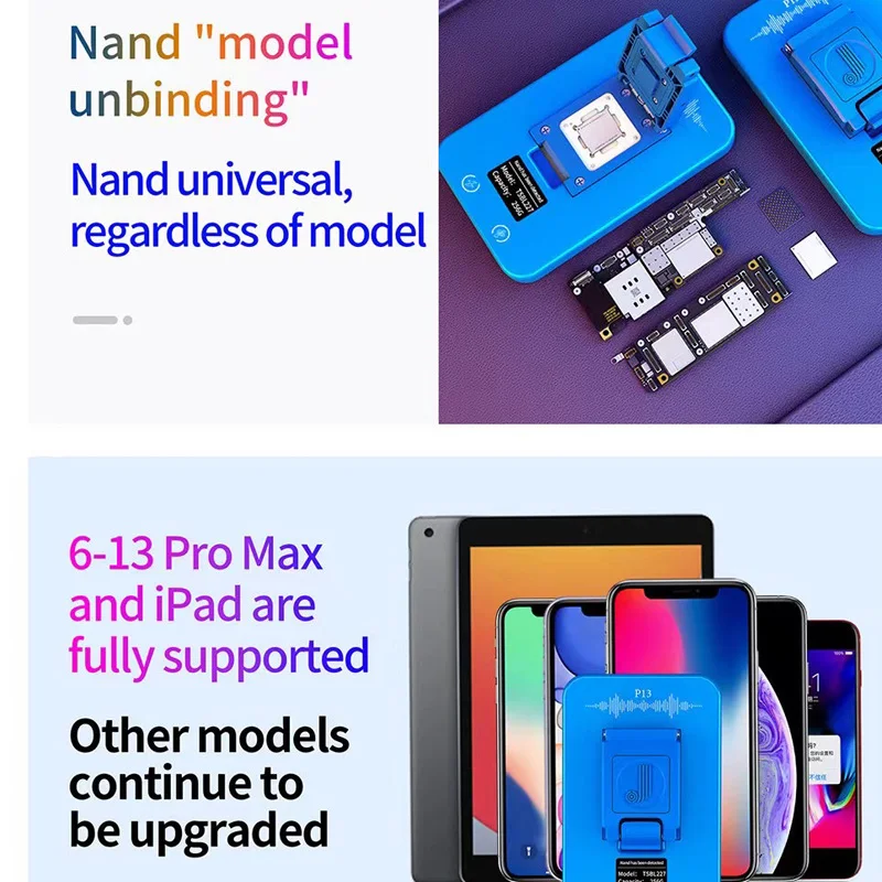 JCID P13 Ultimate Box for 8-13Promax PCIE NAND Hard Disk Programmer One Key Enter Purple Screen SYSCFG Data Modification Write
JCID P13 Ultimate Box for 8-13Promax PCIE NAND Hard Disk Programmer One Key Enter Purple Screen SYSCFG Data Modification Write