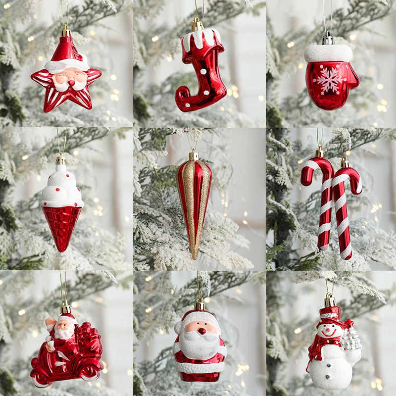 GangHeng Christmas Tree Decoration Plastic Red And White Pendant Crutch Snowman Santa Snowhouse Shoe Glove Home Decor
GangHeng Christmas Tree Decoration Plastic Red And White Pendant Crutch Snowman Santa Snowhouse Shoe Glove Home Decor