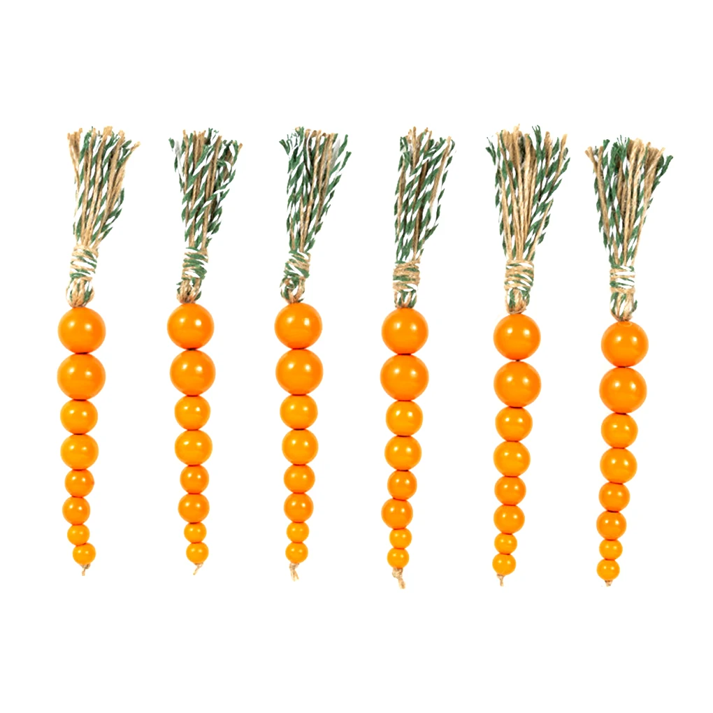 Pack of 6 Easter Mini Carrots Hanging Pendant Wood Decoration DIY Crafts Artificial Ornaments Gifts Farmhouse Kitchen
Pack of 6 Easter Mini Carrots Hanging Pendant Wood Decoration DIY Crafts Artificial Ornaments Gifts Farmhouse Kitchen