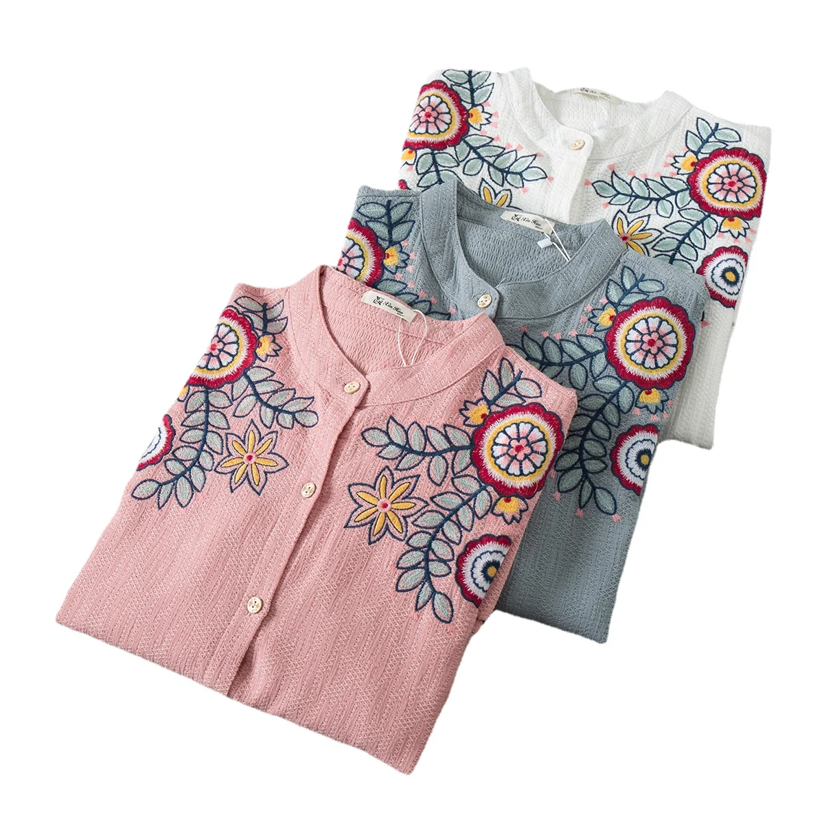 Women White Shirt Cotton Embroidery Long Sleeve Button Up Long Shirts Fashion Loose Top OL Casual White Shirt Women
Women White Shirt Cotton Embroidery Long Sleeve Button Up Long Shirts Fashion Loose Top OL Casual White Shirt Women