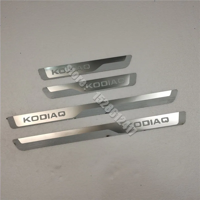 Door Sill Strip for Skoda KODIAQ 2016-2020 Stainless Steel Scuff Plate Peda Pedal Cover Car Styling Stickers Auto Accessories
Door Sill Strip for Skoda KODIAQ 2016-2020 Stainless Steel Scuff Plate Peda Pedal Cover Car Styling Stickers Auto Accessories