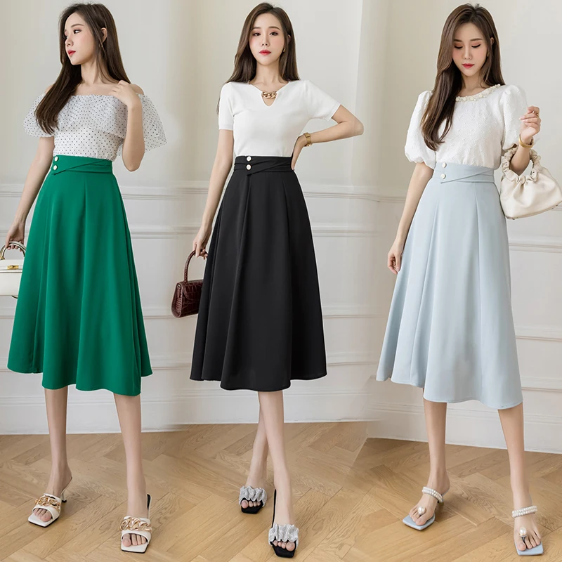 2022 Spring Autumn dress new design high -waisted skirt female A -character medium long large swing French retro long skirts
2022 Spring Autumn dress new design high -waisted skirt female A -character medium long large swing French retro long skirts