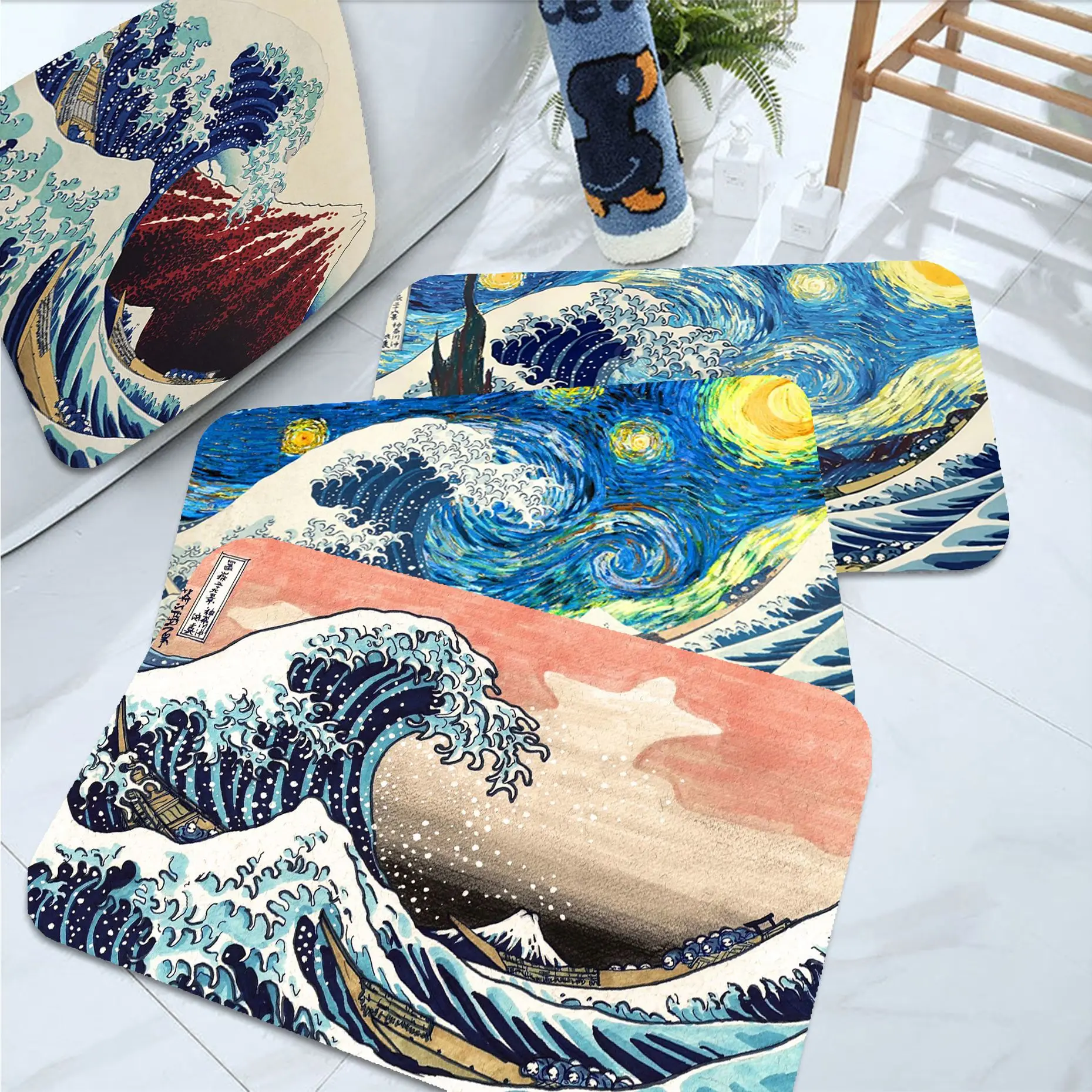 Great Wave Off Art Door Mat Nordic Style Bedroom Living Room Doormat Home Balcony Anti-Slip Household Carpets
Great Wave Off Art Door Mat Nordic Style Bedroom Living Room Doormat Home Balcony Anti-Slip Household Carpets