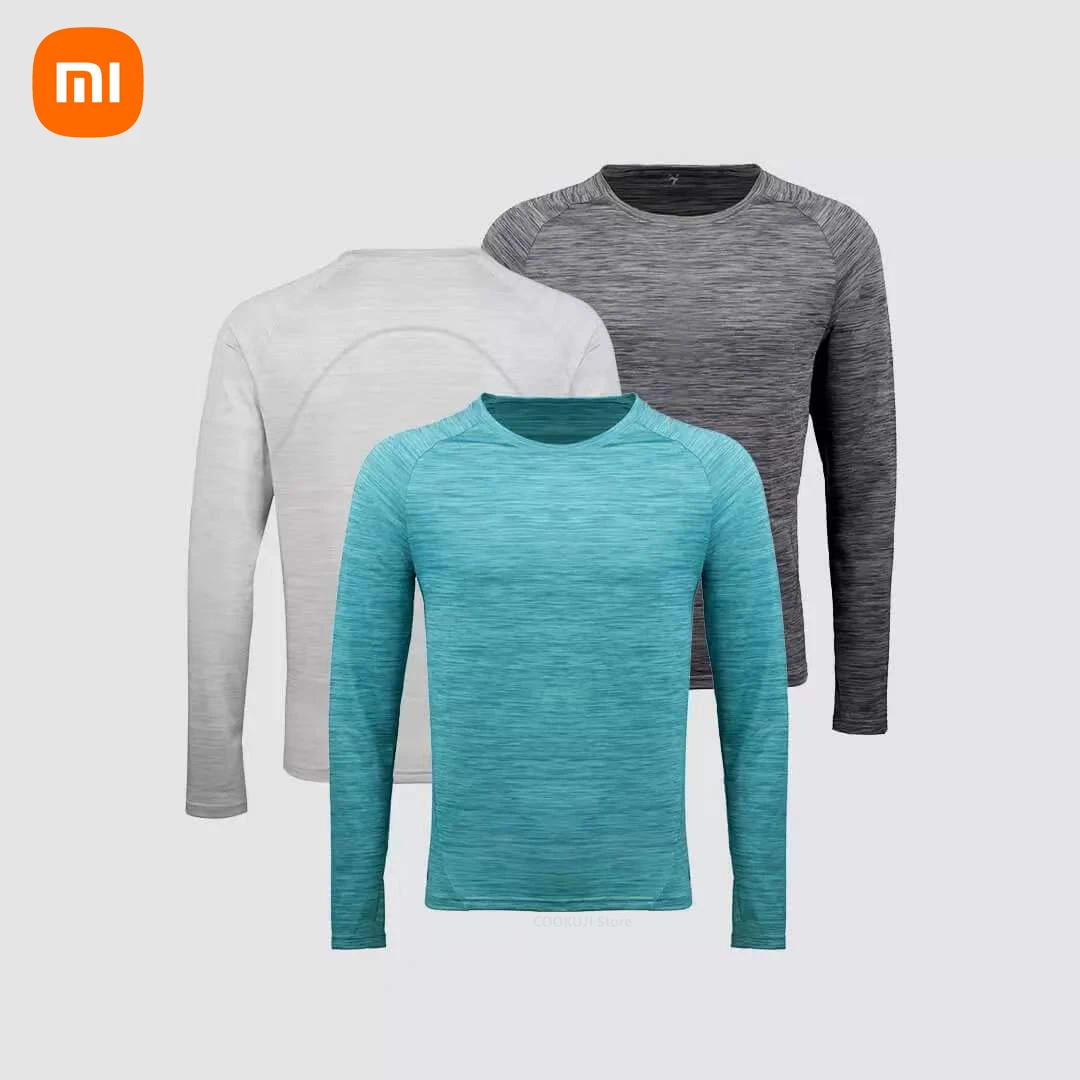 Новая уличная спортивная длинная футболка xiaomi zhizhe, Гигроскопическая быстросохнущая Антибактериальная под подмышками, отражение ночного в...
Новая уличная спортивная длинная футболка xiaomi zhizhe, Гигроскопическая быстросохнущая Антибактериальная под подмышками, отражение ночного в...