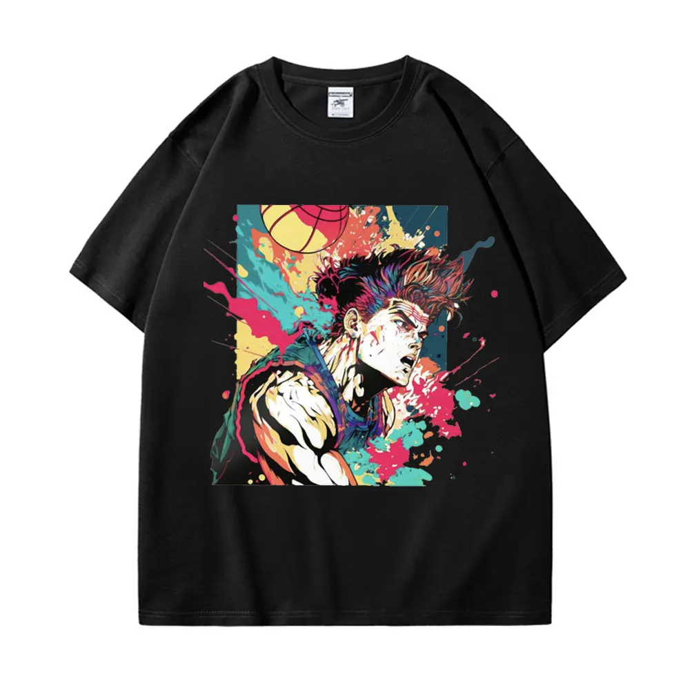 Japanese Anime Slam Dunk T Shirts Men's Women High Street Fashion 100%Cotton T-shirt Summer Casual Oversized T-shirts Streetwear
Japanese Anime Slam Dunk T Shirts Men's Women High Street Fashion 100%Cotton T-shirt Summer Casual Oversized T-shirts Streetwear