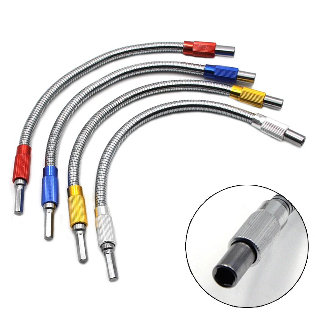 300mm 6.35mm Hex Flexible Shaft Extension Rod Flexible Screwdriver Bits Extend Bar Soft Shaft Batch Head For Electric Drill Bit
300mm 6.35mm Hex Flexible Shaft Extension Rod Flexible Screwdriver Bits Extend Bar Soft Shaft Batch Head For Electric Drill Bit