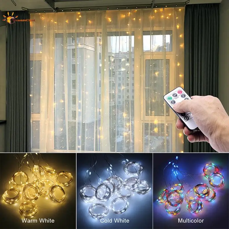 Decorations for Home Bedroom Window 3m LED Remote Control USB Light String Navidad christmas decor
Decorations for Home Bedroom Window 3m LED Remote Control USB Light String Navidad christmas decor