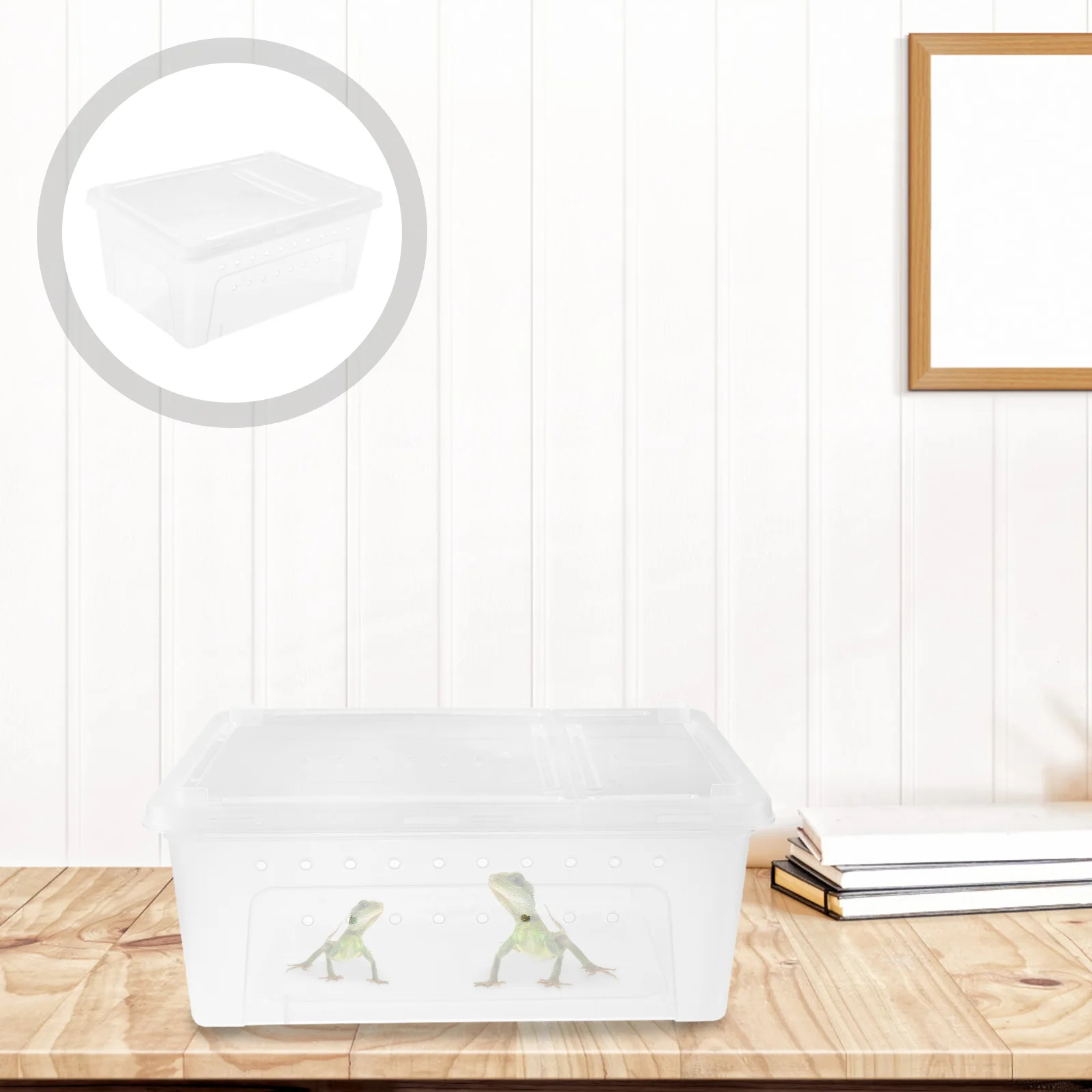 Reptile Tank Box Terrarium Snake Cage Enclosure Dragon Bearded Case Turtle Feedingplastic Breeding Terrariums Tarantula Lizad
Reptile Tank Box Terrarium Snake Cage Enclosure Dragon Bearded Case Turtle Feedingplastic Breeding Terrariums Tarantula Lizad