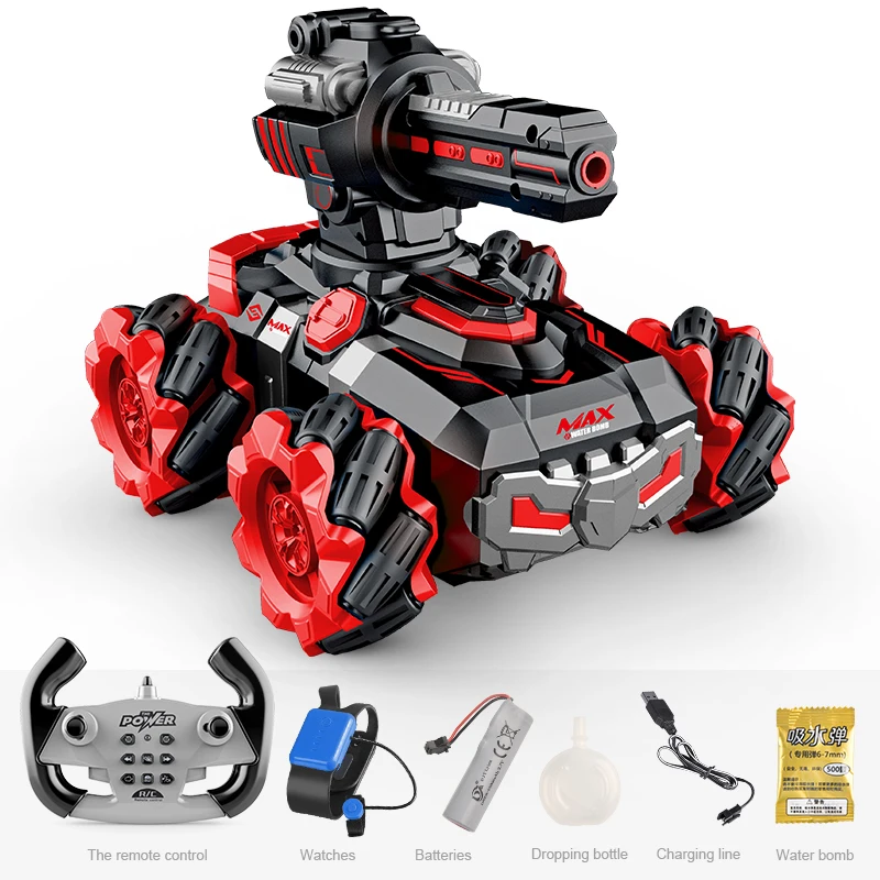 4 WD RC Spray Tank Water Bomb 2.4 G Remote Control Stunt Car Drift Off-Road Vehicle Kids Driving Toys Children Gifts For Boys 6+
4 WD RC Spray Tank Water Bomb 2.4 G Remote Control Stunt Car Drift Off-Road Vehicle Kids Driving Toys Children Gifts For Boys 6+