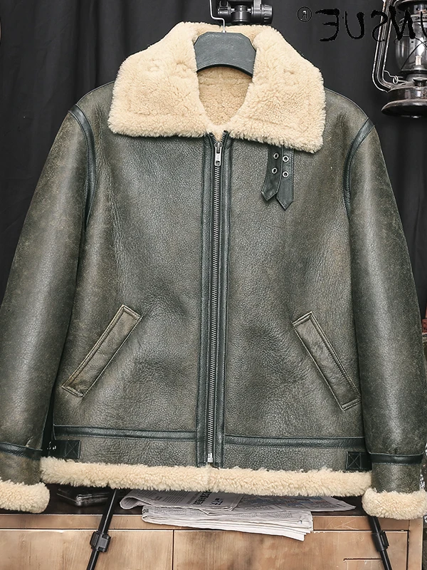 Men Winter Genuine Leather Jacket Clothing Thick Sheep Shearling Real Fur Coat Male Motorcycle Jackets 2023 Man Coats
Men Winter Genuine Leather Jacket Clothing Thick Sheep Shearling Real Fur Coat Male Motorcycle Jackets 2023 Man Coats