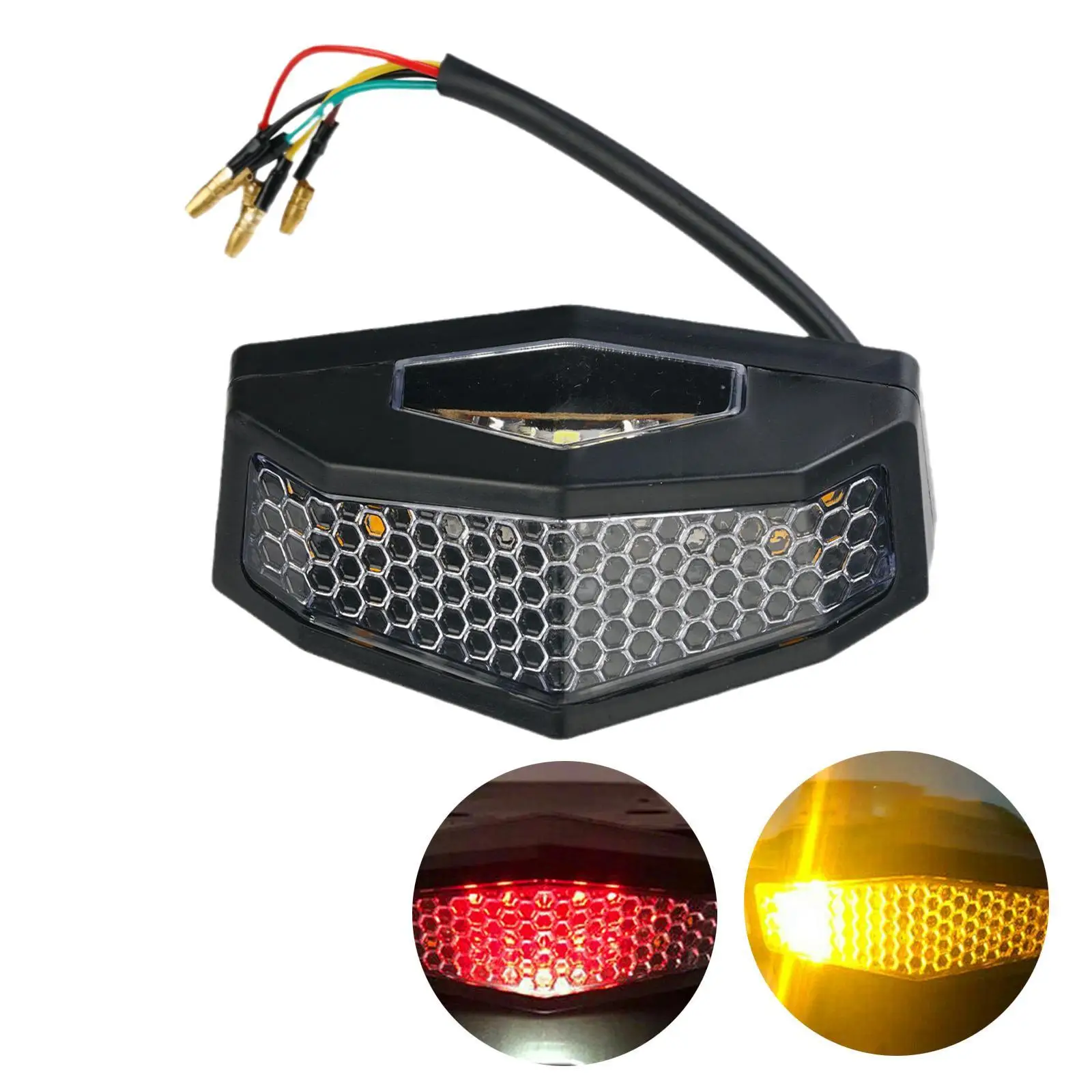 12V DC LED Brake Stop Tail Light Signal Indicators Plate License Red Yellow Light Motorcycle Brake Universal Light Tail P8X2
12V DC LED Brake Stop Tail Light Signal Indicators Plate License Red Yellow Light Motorcycle Brake Universal Light Tail P8X2