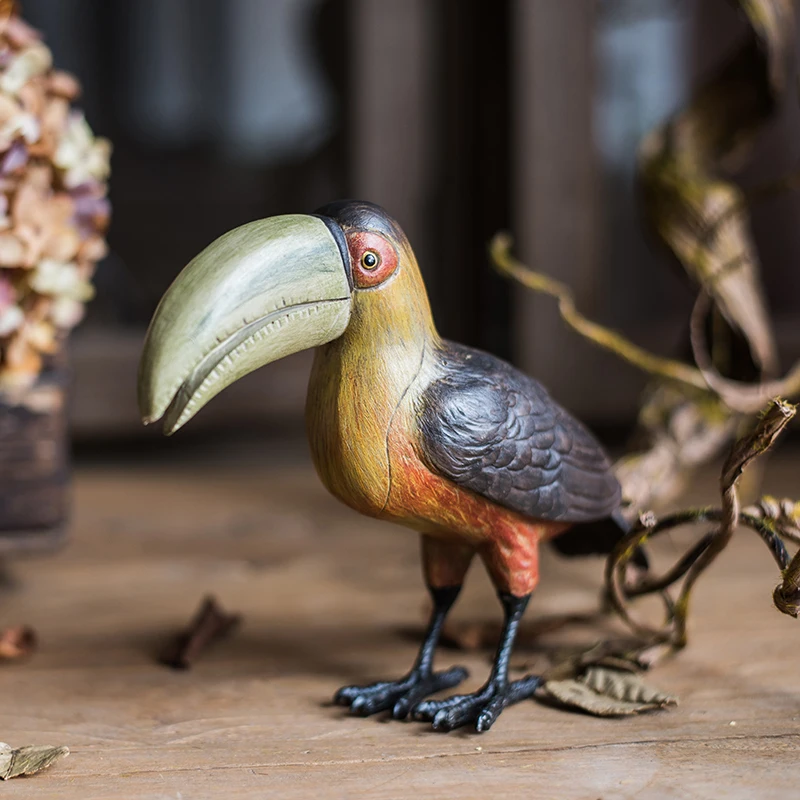 Toucan Resin Decorations Table Decoration Hallway Study European American Tropical Parrot Amazon
Toucan Resin Decorations Table Decoration Hallway Study European American Tropical Parrot Amazon