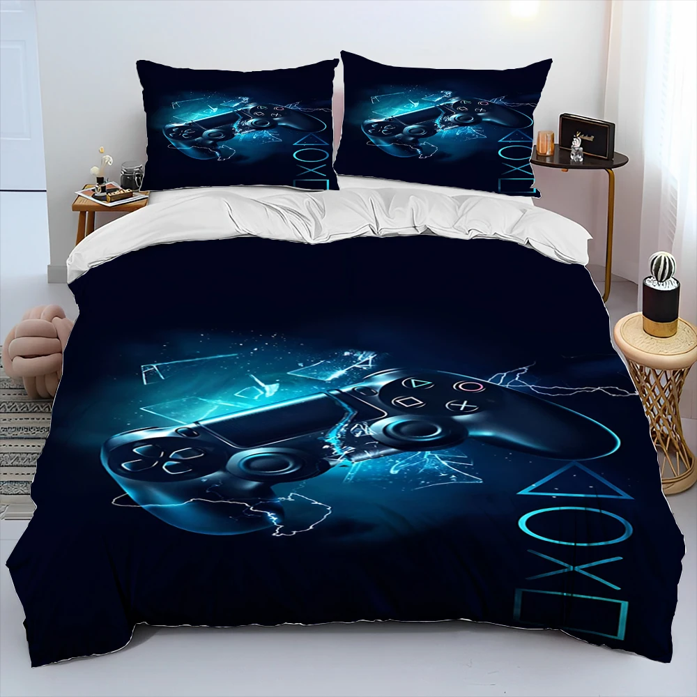 Cartoon Gamer Game Controller Comforter Bedding Set,Duvet Cover Bed Set Quilt Cover Pillowcase,King Queen Size Bedding Set Gift 
Cartoon Gamer Game Controller Comforter Bedding Set,Duvet Cover Bed Set Quilt Cover Pillowcase,King Queen Size Bedding Set Gift