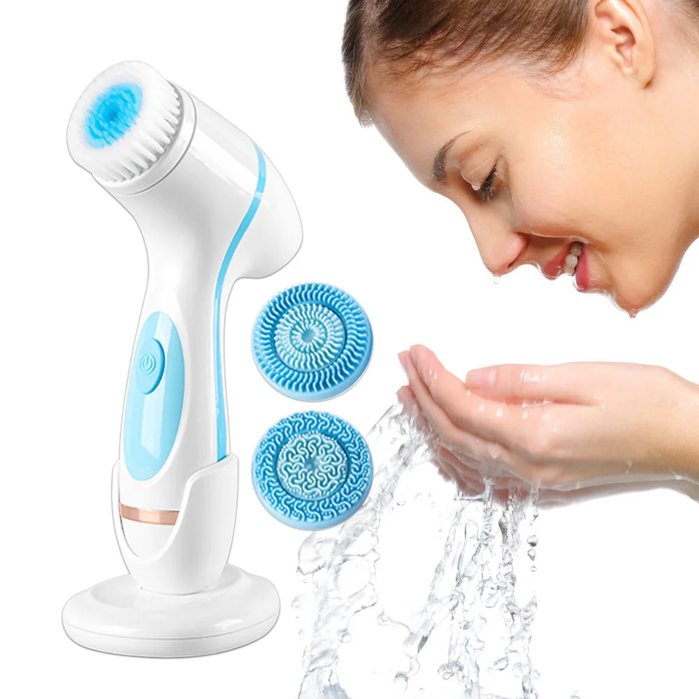 Electric Cleansing Brush 3 In 1 Sonic Rotating Cleansing Brush Galvanic Facial Spa System Deeply Clean Remove Blackheads Tool
Electric Cleansing Brush 3 In 1 Sonic Rotating Cleansing Brush Galvanic Facial Spa System Deeply Clean Remove Blackheads Tool