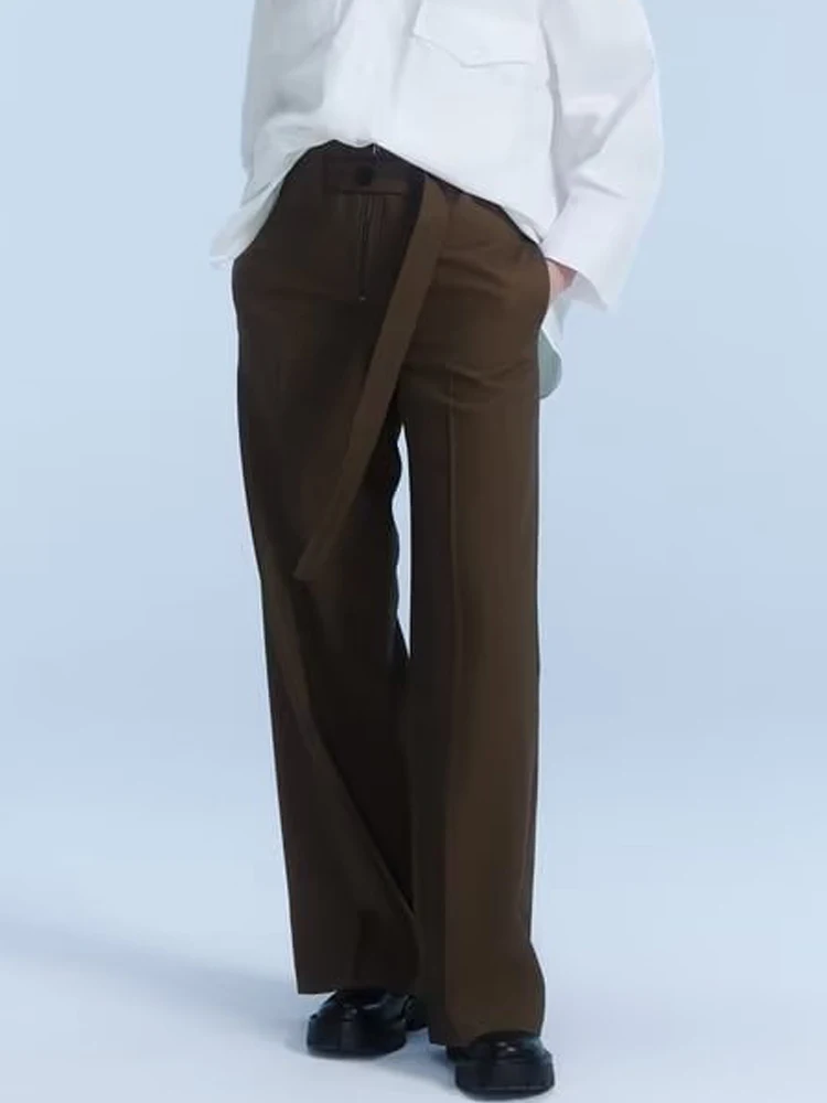 Women Autumn Solid Straight Pants 2022 Fashion Casual Zipper Belt Adjust Female Elegant Street Pant Trousers Clothing
Women Autumn Solid Straight Pants 2022 Fashion Casual Zipper Belt Adjust Female Elegant Street Pant Trousers Clothing