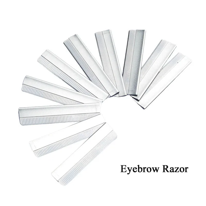 Sdotter 100pcs/Box Stainless Steel Hair Blade Knife Tattoo Eyebrow Trimmer Scraper Shaping Shaver Makeup Tools
Sdotter 100pcs/Box Stainless Steel Hair Blade Knife Tattoo Eyebrow Trimmer Scraper Shaping Shaver Makeup Tools
