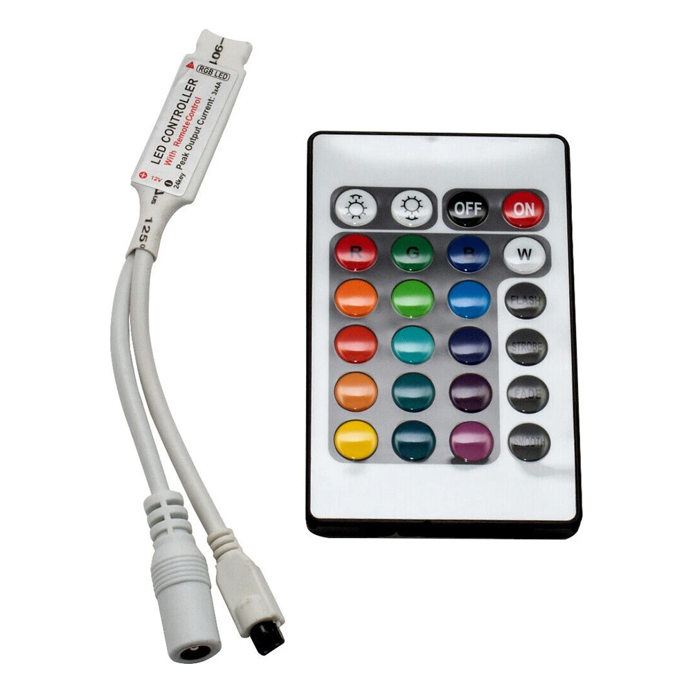 Remote Control LED Strip Controller Accessories Decoration Home Home.garden Lamps Light Lighting Mini Parts RGB
Remote Control LED Strip Controller Accessories Decoration Home Home.garden Lamps Light Lighting Mini Parts RGB