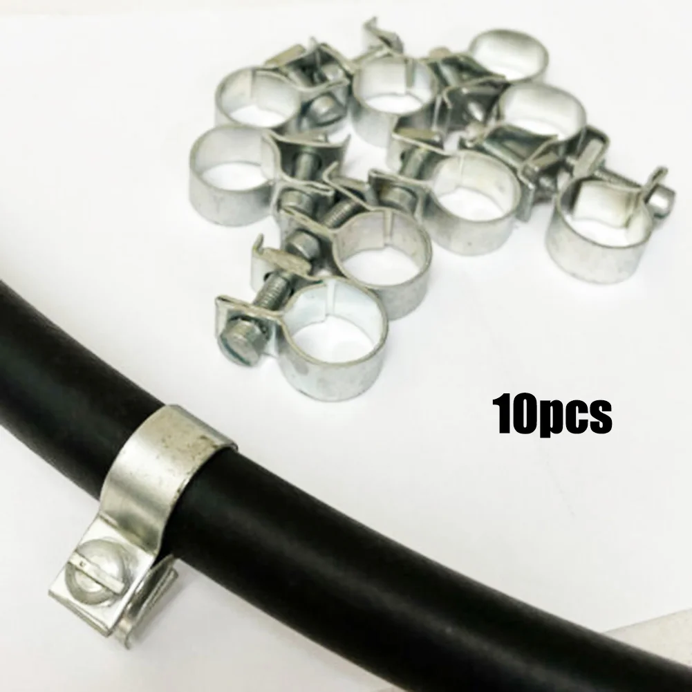10 PCS Car Fuel Hose Clips Silver Metal Hoses Clamps Set Air Hose Clamp Diesel Petrol Pipe Fasteners Auto Hose Parts 9-16 Inch
10 PCS Car Fuel Hose Clips Silver Metal Hoses Clamps Set Air Hose Clamp Diesel Petrol Pipe Fasteners Auto Hose Parts 9-16 Inch