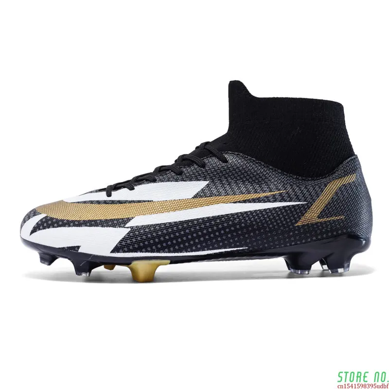 Football Boots Adult Kids TF/FG Soccer Cleats Grass Training Sport Footwear Unisex High Ankle Non-slip 2022 Outdoor Sneakers Men
Football Boots Adult Kids TF/FG Soccer Cleats Grass Training Sport Footwear Unisex High Ankle Non-slip 2022 Outdoor Sneakers Men