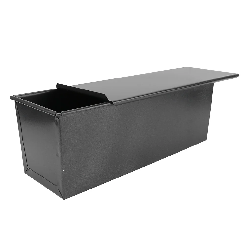 Loaf Pan with Lid Nonstick Bread Box Mold with Cover Cake Dessert Making Mould for Oven ( Black ) Tray From
Loaf Pan with Lid Nonstick Bread Box Mold with Cover Cake Dessert Making Mould for Oven ( Black ) Tray From
