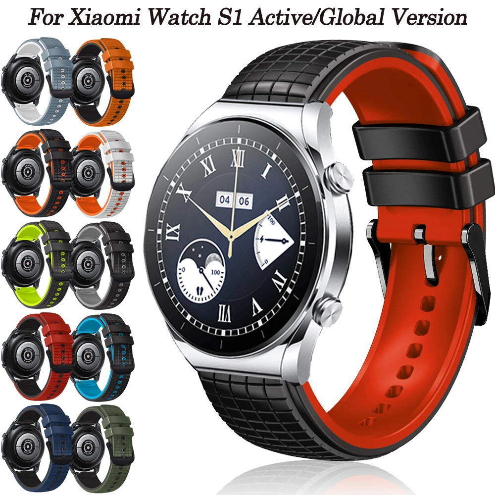 Ремешок силиконовый для Xiaomi MI Watch S1 Pro/Active/Color2, сменный спортивный браслет для наручных часов MI Watch S2 42 46 мм, 22 мм
Ремешок силиконовый для Xiaomi MI Watch S1 Pro/Active/Color2, сменный спортивный браслет для наручных часов MI Watch S2 42 46 мм, 22 мм