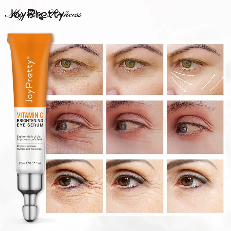 Vitamin C Remove Dark Circles Eye Serum Eye Bags Lift Firm Brightening Eye Cream Hyaluronic Acid Anti-Wrinkle Massage Eyes Care
Vitamin C Remove Dark Circles Eye Serum Eye Bags Lift Firm Brightening Eye Cream Hyaluronic Acid Anti-Wrinkle Massage Eyes Care