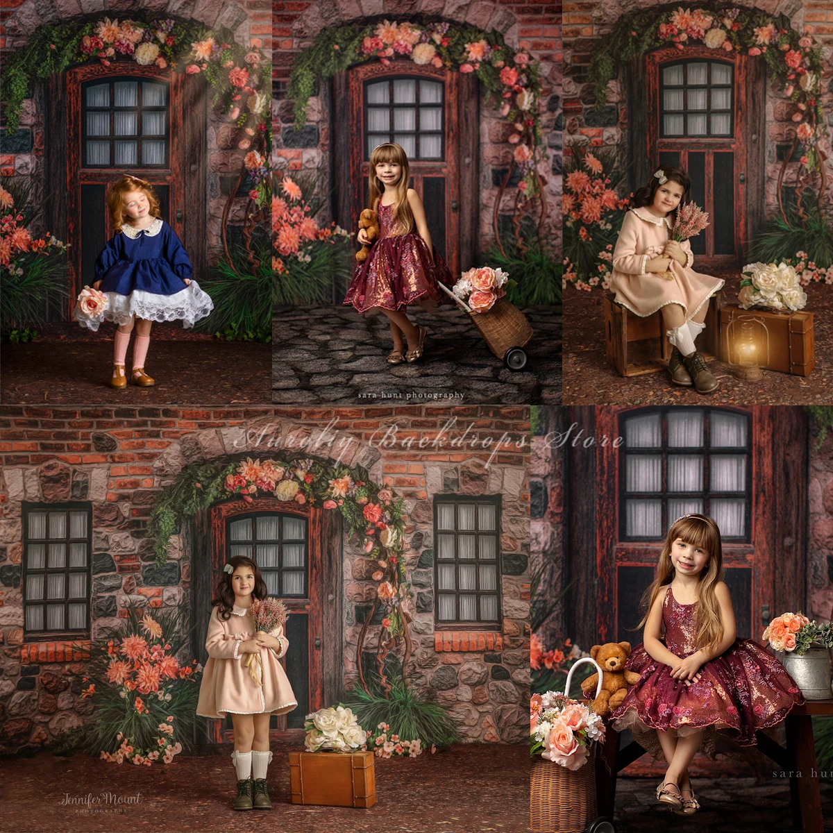 Pastoral Farm Floral Backdrops Girl Kids Photography Props Child Baby Photocall Retro Brick House Garden Window Background
Pastoral Farm Floral Backdrops Girl Kids Photography Props Child Baby Photocall Retro Brick House Garden Window Background