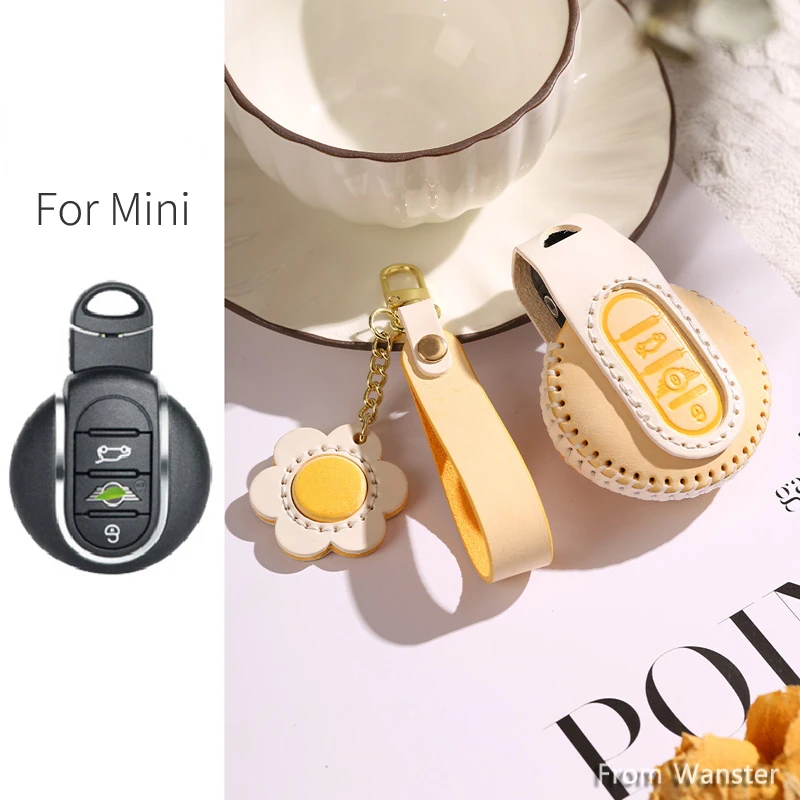 Fog Wax Leather Key Case for BMW Mini COOPERS ONE JCW F56 F55 F54 F57 F60 R55 R56 R57 R58 R59 R60 S Roadster Car Key Cover Bag
Fog Wax Leather Key Case for BMW Mini COOPERS ONE JCW F56 F55 F54 F57 F60 R55 R56 R57 R58 R59 R60 S Roadster Car Key Cover Bag