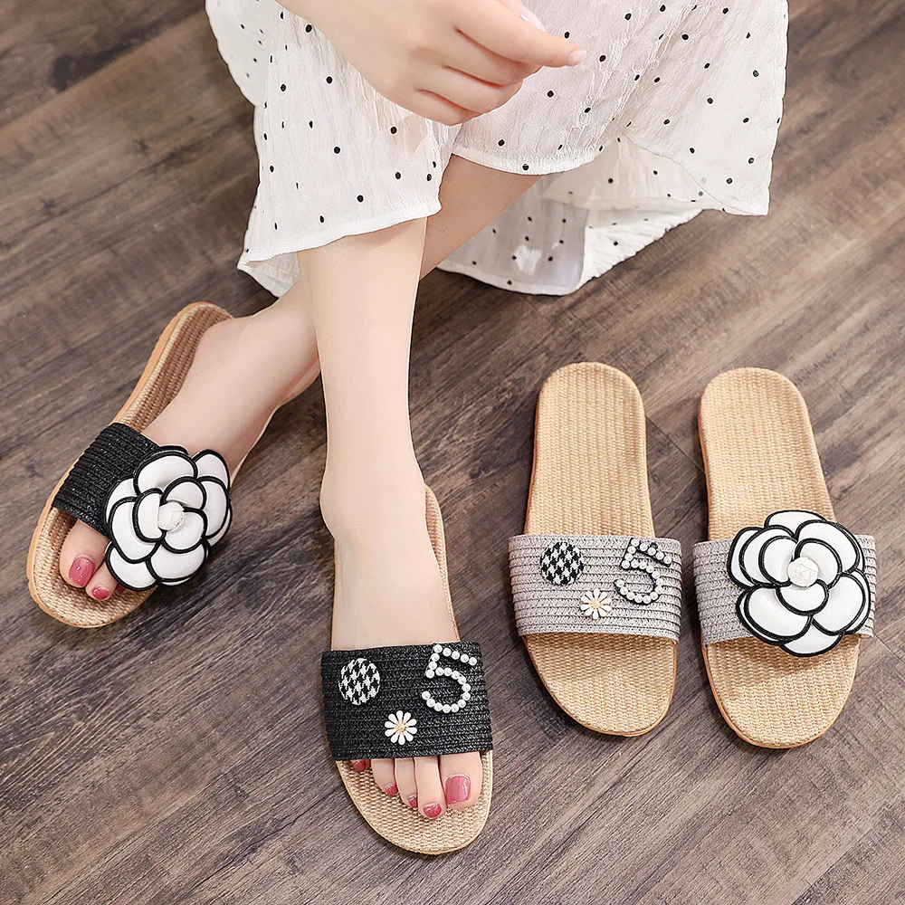 Luxury Designer Shoes Linen Braided Bottom Roman Sandals Fashion Flat Outdoor Beach Slippers Elegant Party Woman Flip Flops
Luxury Designer Shoes Linen Braided Bottom Roman Sandals Fashion Flat Outdoor Beach Slippers Elegant Party Woman Flip Flops