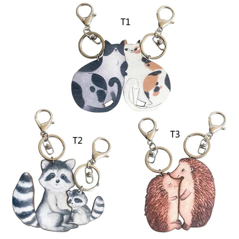 2Piece Couple Gift Keychain Cute Animal Raccoon Hedgehog Keychain Valentines Day Gift for Christmas Mothers Day
2Piece Couple Gift Keychain Cute Animal Raccoon Hedgehog Keychain Valentines Day Gift for Christmas Mothers Day