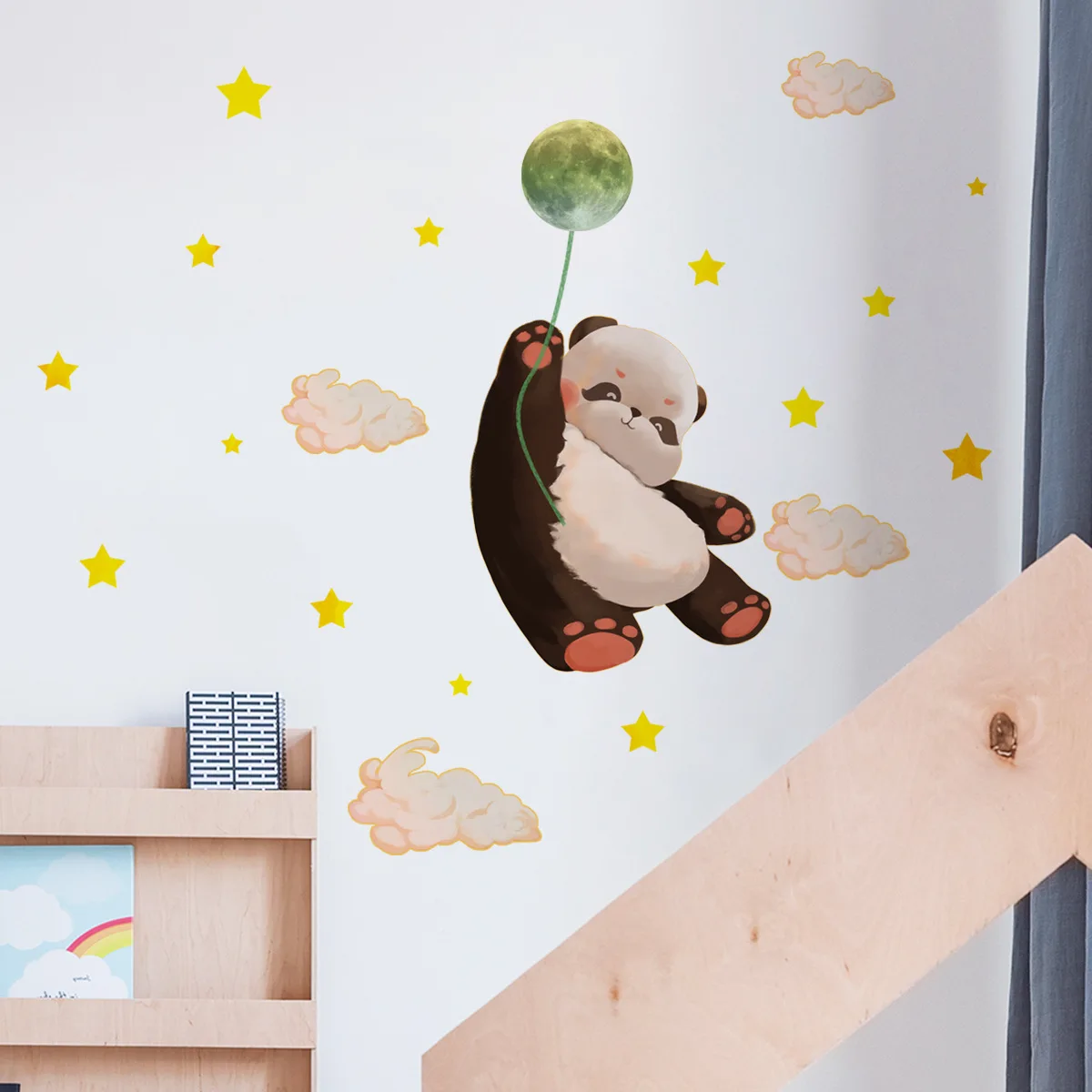 New Animal Panda Moon Luminous Wall Stickers Creative Children's Room Bedroom Decoration Fluorescent Self-adhesive Wall Stickers
New Animal Panda Moon Luminous Wall Stickers Creative Children's Room Bedroom Decoration Fluorescent Self-adhesive Wall Stickers