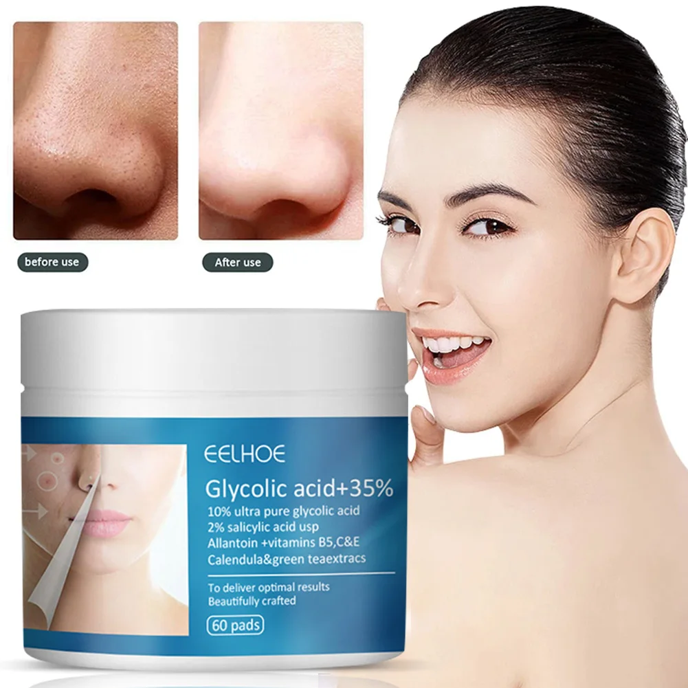 60pads Glycolic Acid Cotton Pads Deep Cleansing Oil Control Acne Pimples Repairing Salicylic Acid Not Irritating Skin Care
60pads Glycolic Acid Cotton Pads Deep Cleansing Oil Control Acne Pimples Repairing Salicylic Acid Not Irritating Skin Care