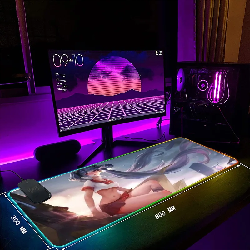 MRGLZY Gaming Wireless Charging Anime Mouse Pad Xxl with Led Backlight Kawaii Mouse Pad Desktop PC Gaming Rgb Gaming Mouse Pad
MRGLZY Gaming Wireless Charging Anime Mouse Pad Xxl with Led Backlight Kawaii Mouse Pad Desktop PC Gaming Rgb Gaming Mouse Pad