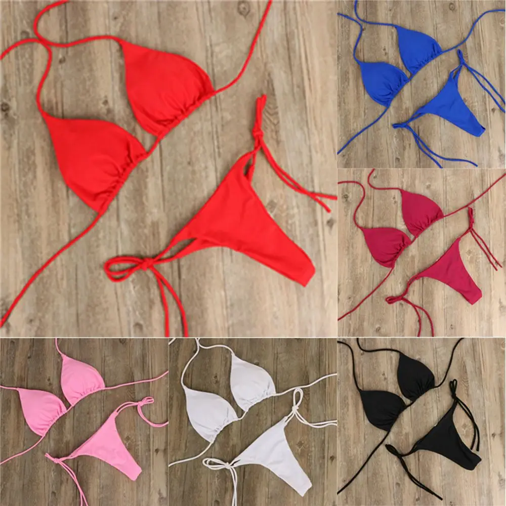Adjustable Solid Color Split Backless Side Tie Sexy Swimsuit Bathing Suit Brazlian Swimwear Bikini Set
Adjustable Solid Color Split Backless Side Tie Sexy Swimsuit Bathing Suit Brazlian Swimwear Bikini Set