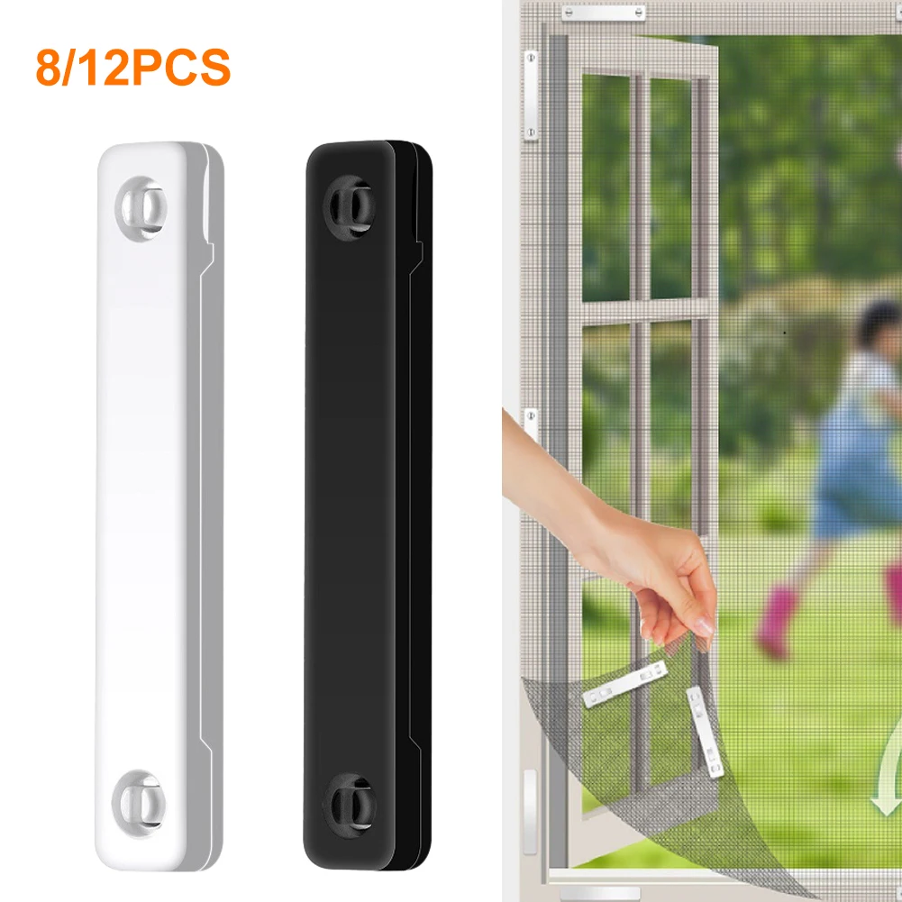 8/12pcs Magic Window Screen Clips Punch Free Magnets For Mosquitoe Screen Window Screen Insect Protection Netting Buckle Clip
8/12pcs Magic Window Screen Clips Punch Free Magnets For Mosquitoe Screen Window Screen Insect Protection Netting Buckle Clip