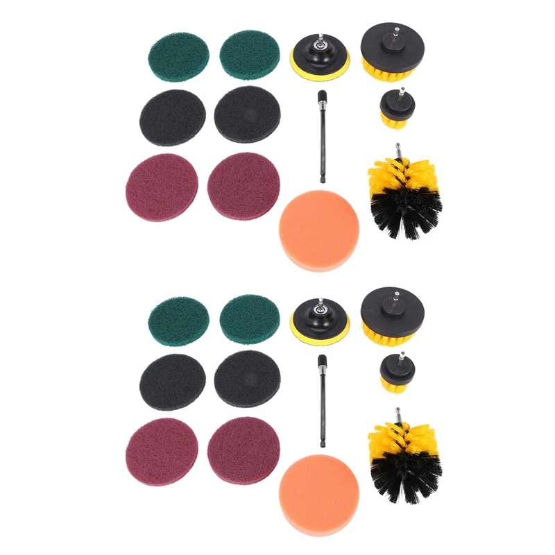 24 Piece Drill Brush Scrub Pads Power Scrubber Brush With Extended Long Attachment All Scrubbing Cordless Drill
24 Piece Drill Brush Scrub Pads Power Scrubber Brush With Extended Long Attachment All Scrubbing Cordless Drill