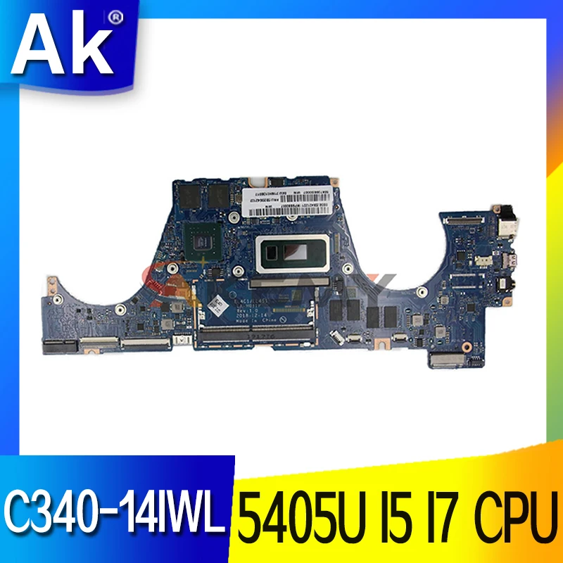 Для Lenovo Φ Материнская плата ноутбука 5405U C340-14IWL CPU 4GB RAM FLEX-14IWL материнская плата
Для Lenovo Φ Материнская плата ноутбука 5405U C340-14IWL CPU 4GB RAM FLEX-14IWL материнская плата