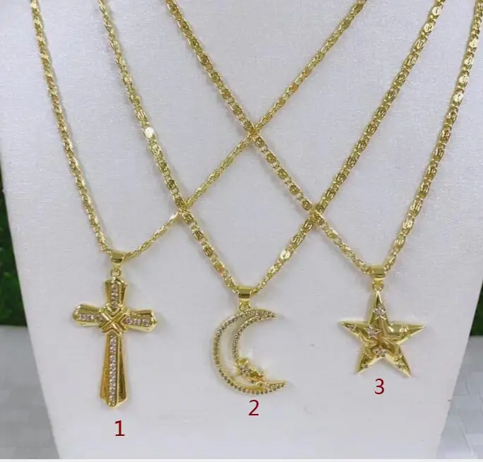 moon star cross Necklace For Women Girls Gold Plated Pendant CZ Pave Wholesale Party Birthday Jewelry ds4f Necklace
moon star cross Necklace For Women Girls Gold Plated Pendant CZ Pave Wholesale Party Birthday Jewelry ds4f Necklace