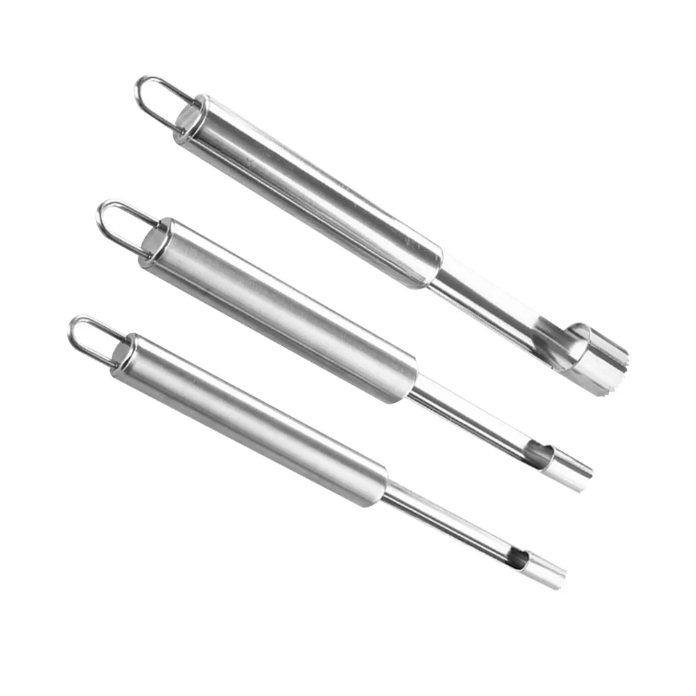 Fruit Corer Core Remover Tool Slicer Slicing Serrated Removal Pineapplepear Pitter Stainless Steel Cherries
Fruit Corer Core Remover Tool Slicer Slicing Serrated Removal Pineapplepear Pitter Stainless Steel Cherries