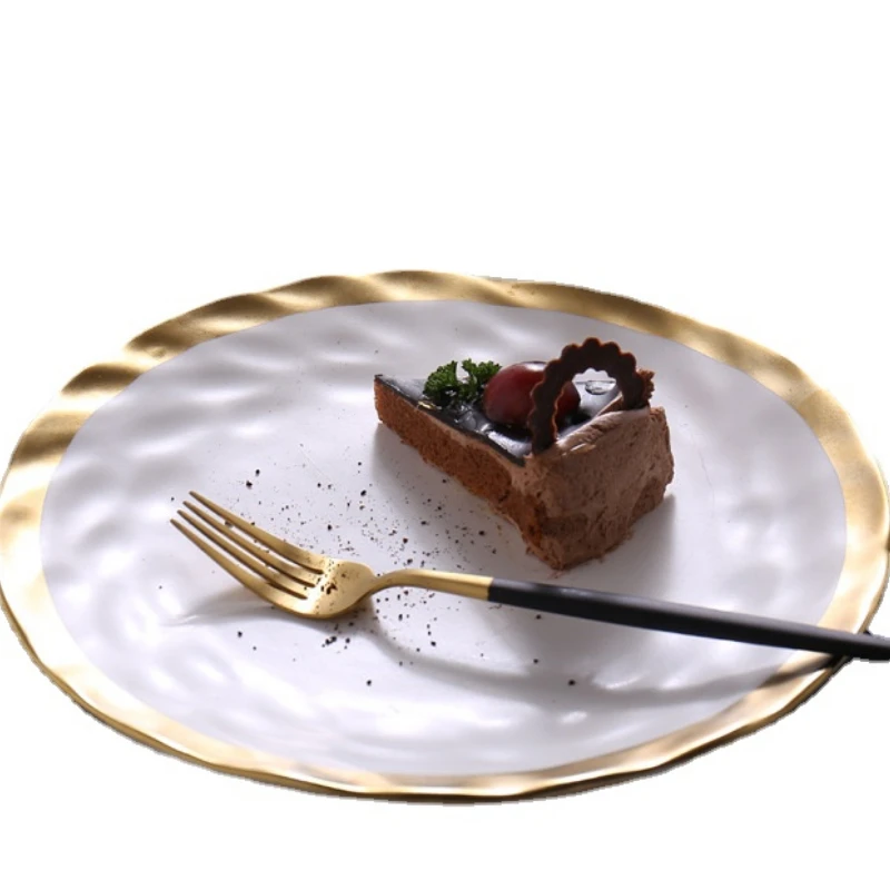 10inch 8inch Gold Ceramic Plate Dish White Black Tableware Set Porcelain Jewelry Luxury Service Plate Tray Sets Kitchen Toos
10inch 8inch Gold Ceramic Plate Dish White Black Tableware Set Porcelain Jewelry Luxury Service Plate Tray Sets Kitchen Toos