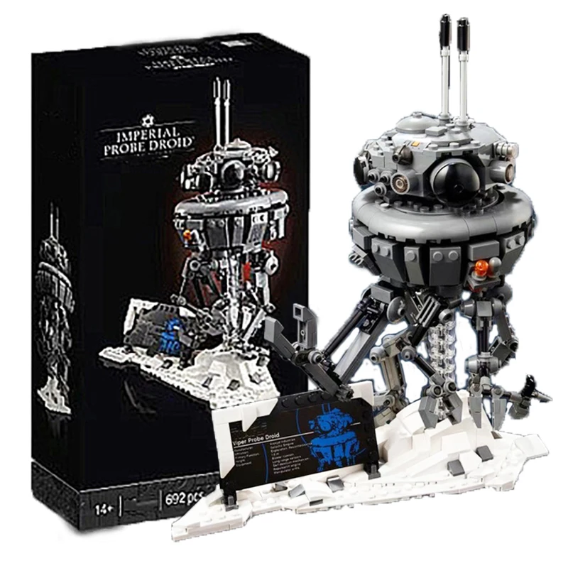 Stock Imperial Probeing Droided 75306 Model Bricks Creative Idea Detection Robot Building Blocks Toys for Kids Boys Gifts 99918 
Stock Imperial Probeing Droided 75306 Model Bricks Creative Idea Detection Robot Building Blocks Toys for Kids Boys Gifts 99918