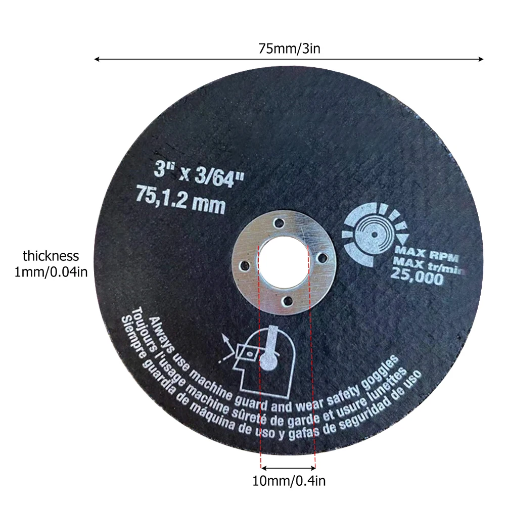 5pcs 75mm 3 Inch Cutting Wheel Circular Resin Saw Blade Ast Cut Off Discs For Metal Cutting Angle Grinder Cutting Disc Abrasive
5pcs 75mm 3 Inch Cutting Wheel Circular Resin Saw Blade Ast Cut Off Discs For Metal Cutting Angle Grinder Cutting Disc Abrasive
