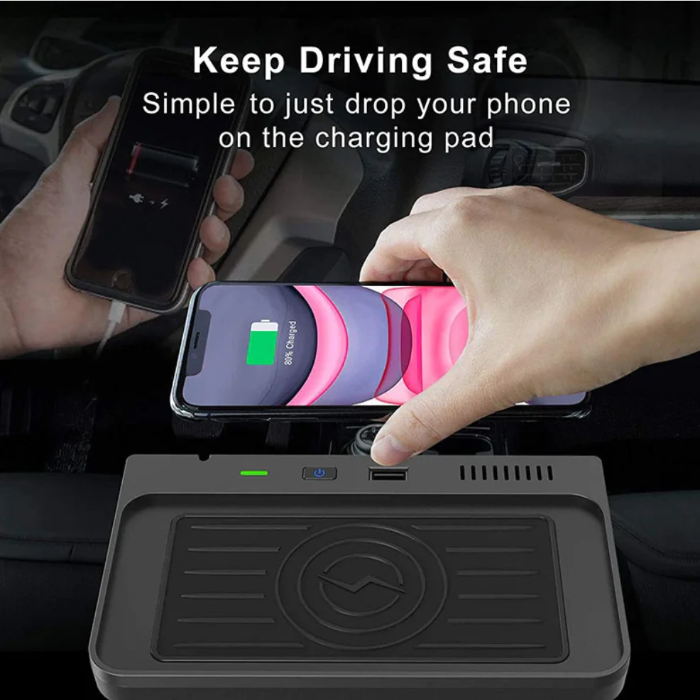 Qi Car Wireless Charger For Ford Explorer Base XLT ST Plat Hybrid 2020 2021 2022 Phone Charging Pad Mat Accessories Interior
Qi Car Wireless Charger For Ford Explorer Base XLT ST Plat Hybrid 2020 2021 2022 Phone Charging Pad Mat Accessories Interior