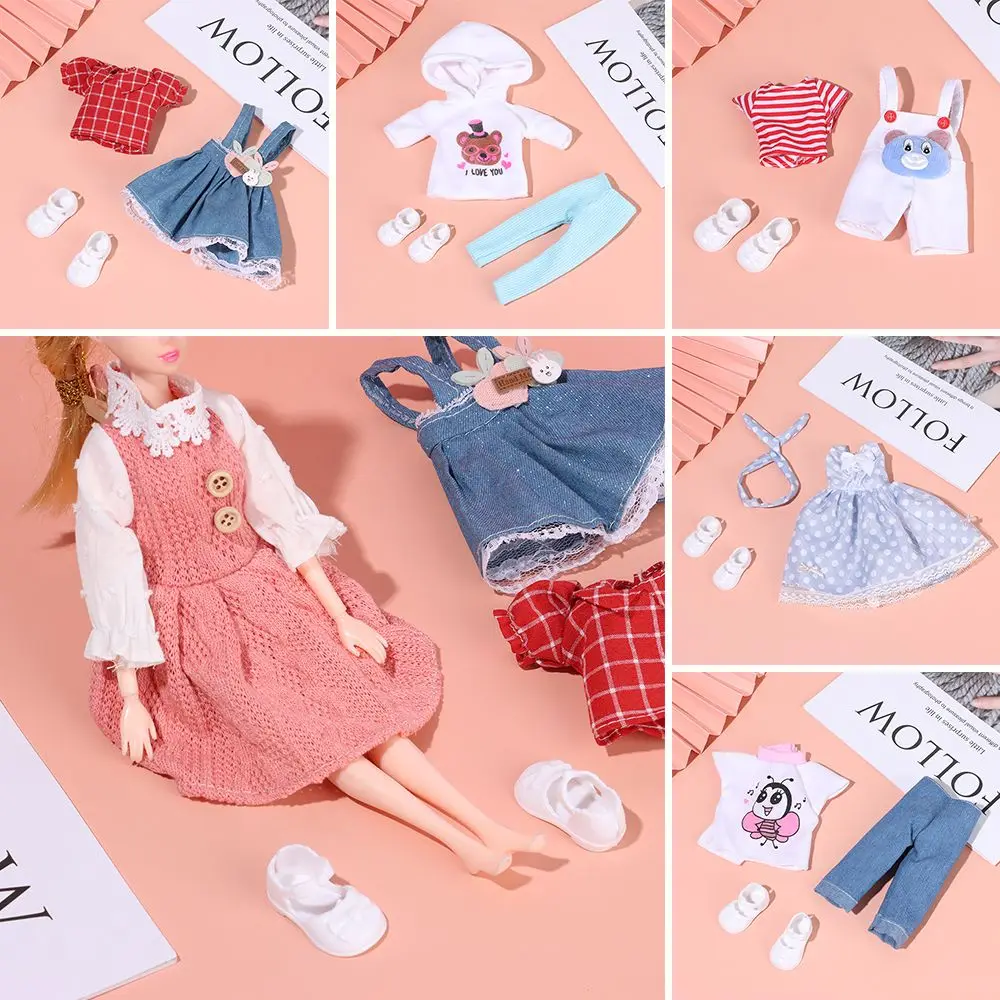Changing Dress Game Casual Style Playing House Fit Fat Body 30CM Doll Dress Dolls Accessories Miniature Clothes Shoes
Changing Dress Game Casual Style Playing House Fit Fat Body 30CM Doll Dress Dolls Accessories Miniature Clothes Shoes