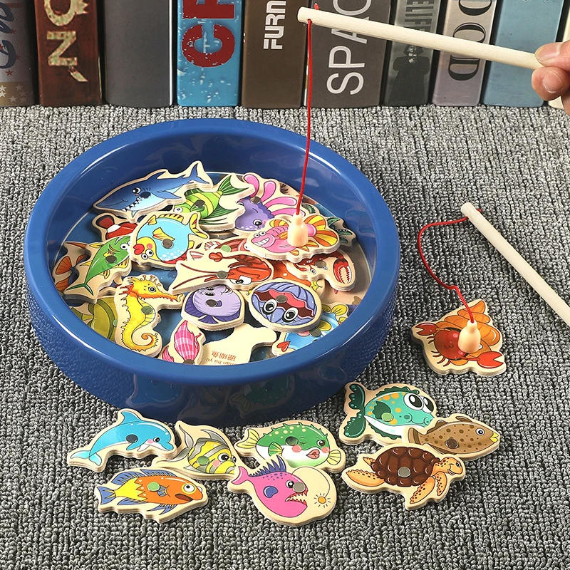 New kids Montessori Magnetic Fishing Toy Parent-child Interaction Fishing Competition Table Games Children Early Education Gift
New kids Montessori Magnetic Fishing Toy Parent-child Interaction Fishing Competition Table Games Children Early Education Gift