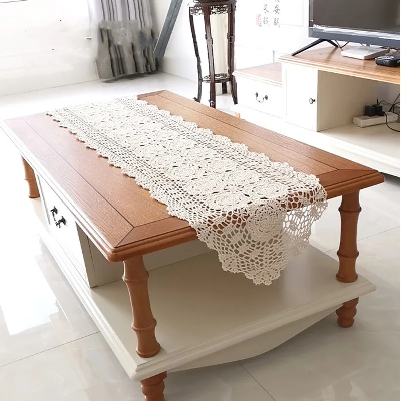 NEW cotton handmade flower crochet Table Runner flag cloth Christmas kitchen dining Coffee table cover wedding Party home decor
NEW cotton handmade flower crochet Table Runner flag cloth Christmas kitchen dining Coffee table cover wedding Party home decor