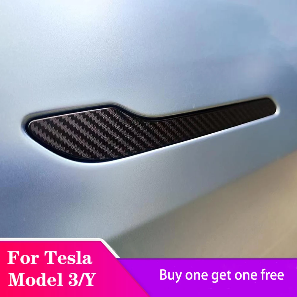 4pcs for Tesla Model 3/Y 2017 - 2022 Car Door Handle Sticker Matte Carbon Fiber Anti-scratch Protector Stickers Car Accessories
4pcs for Tesla Model 3/Y 2017 - 2022 Car Door Handle Sticker Matte Carbon Fiber Anti-scratch Protector Stickers Car Accessories