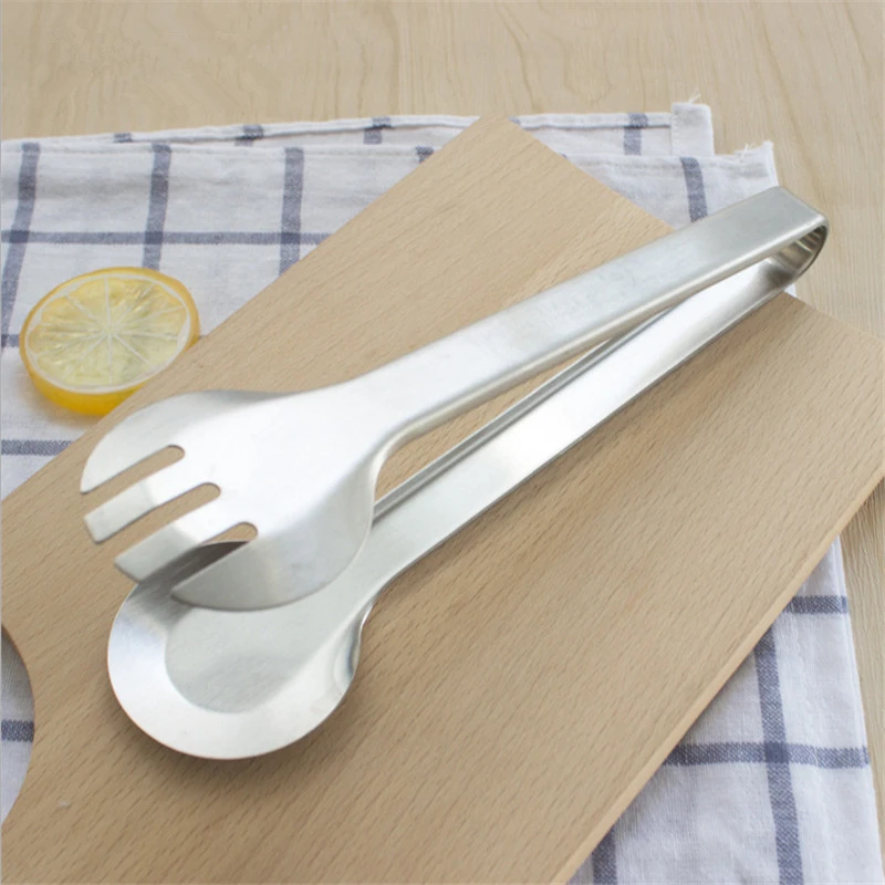 1Pc Food Tongs Stainless Steel BBQ Non-Stick Cake Clip Bread Salad Forks Buffet Kitchen Cooking Tool
1Pc Food Tongs Stainless Steel BBQ Non-Stick Cake Clip Bread Salad Forks Buffet Kitchen Cooking Tool