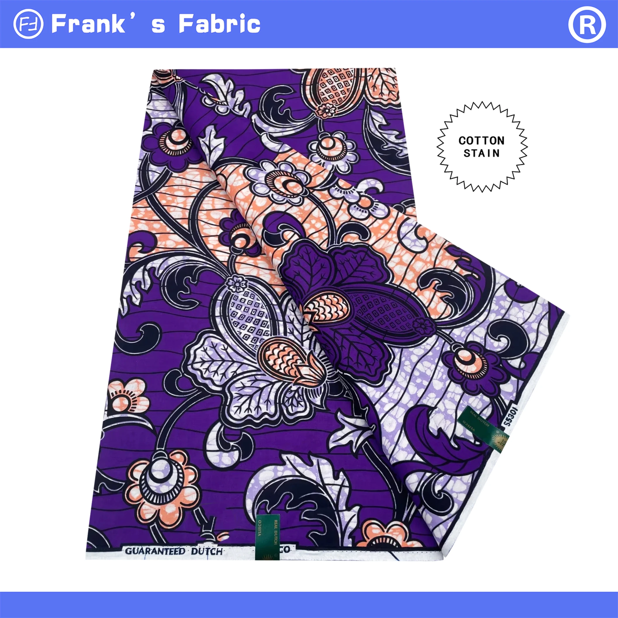 Veritable Super Hollandais Ankara Wax Fabric For Sewing 6 Yards 100%Real Original Super African Wax Print Fabric From Holland
Veritable Super Hollandais Ankara Wax Fabric For Sewing 6 Yards 100%Real Original Super African Wax Print Fabric From Holland