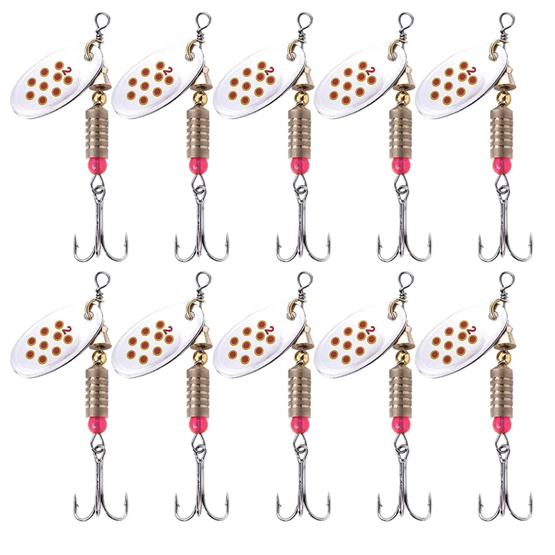 10Pcs 6.3CM-5G Fishing Bait Artificial Spoon Lure Metal Spinner Fishing Lures Fishing Tackle Spinner Bait Hook
10Pcs 6.3CM-5G Fishing Bait Artificial Spoon Lure Metal Spinner Fishing Lures Fishing Tackle Spinner Bait Hook
